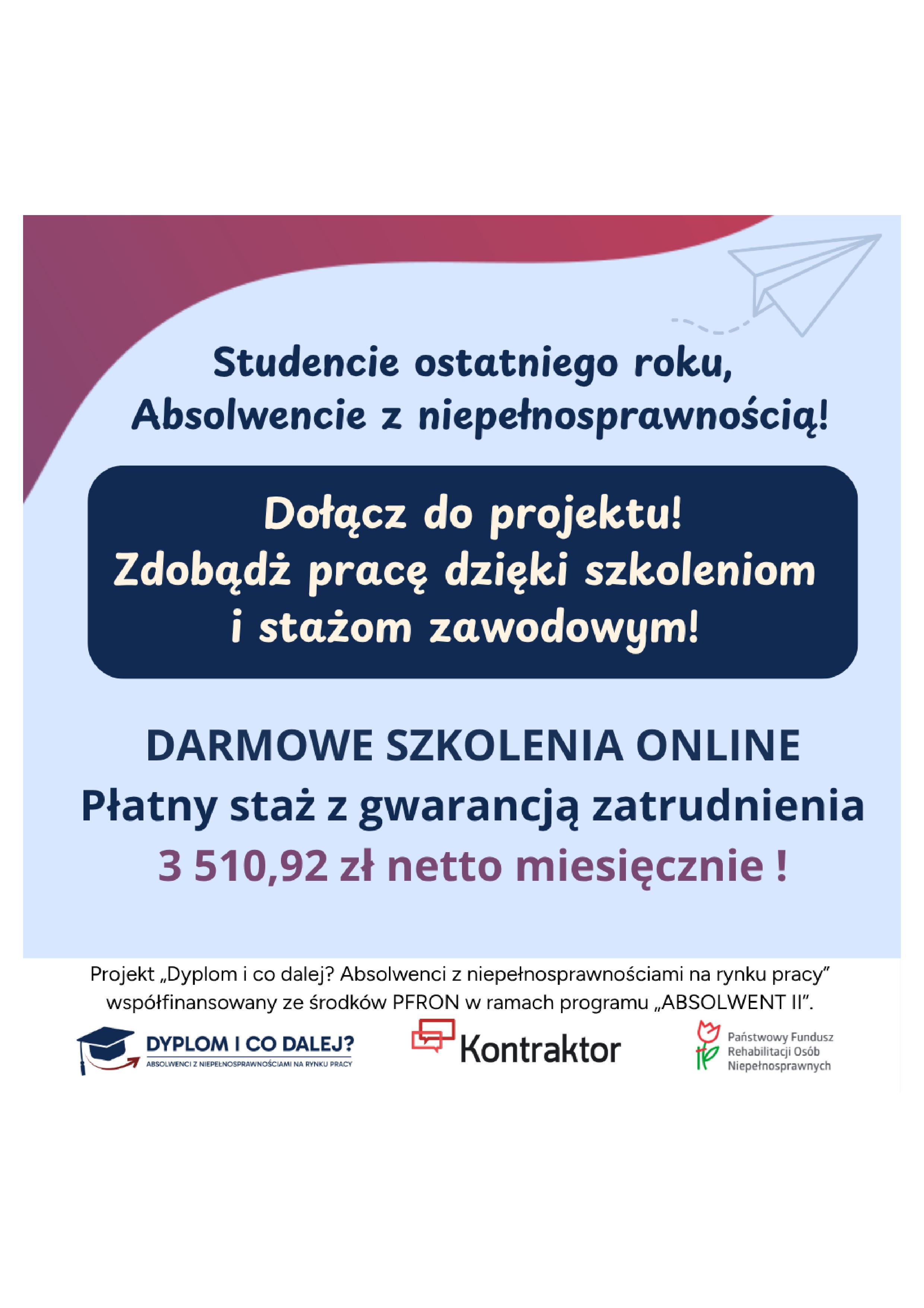 "Dyplom i&nbsp;co dalej? Absolwenci z&nbsp;niepełnosprawnością na&nbsp;rynku pracy".