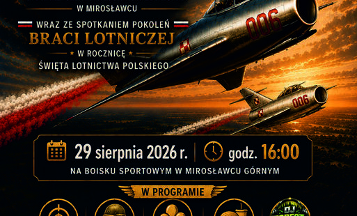 Zakończenie lata Miłośnicy Lotnictwa plakat A3 x20