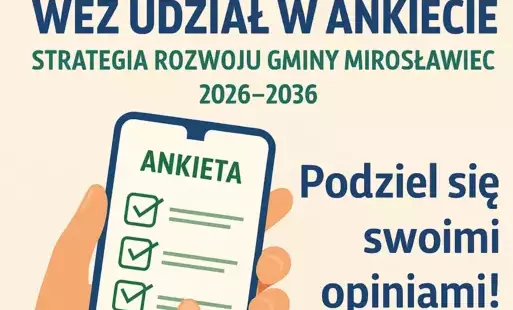 Gmina Mirosławiec rozpoczęła proces opracowywania Strategii Rozwoju Gminy Mirosławiec na lata 2026-2036
