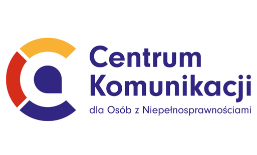 Logo Centrum Komunikacji dla Osób z Niepełnosprawnościami 