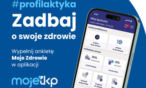 Plakat Kampanii "Profilaktyka - podaj dalej".