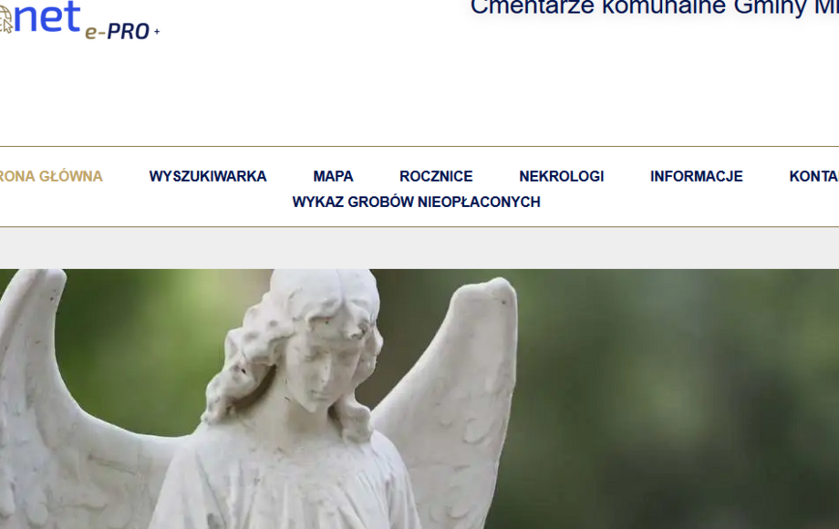 Wirtualne znicze i wyszukiwarka grobów w gminie Mirosławiec